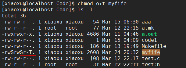 Linux下設置權限讓用戶只刪除自己的文件的方法