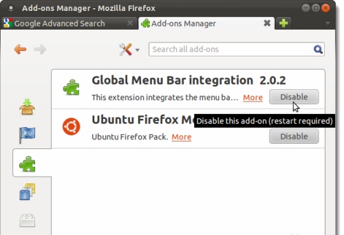 Ubuntu系統中怎么設置禁用全局菜單?