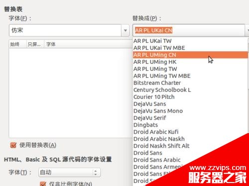 Ubuntu系統(tǒng)中LibreOffice怎么替換顯示字體?