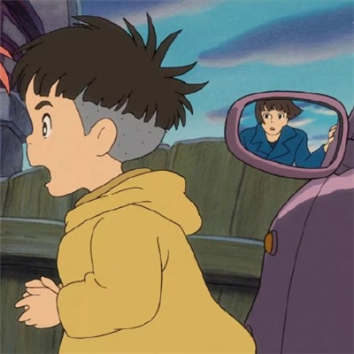 波妞宗介一左一右情侶頭像 抖音波妞宗介情頭高清2019