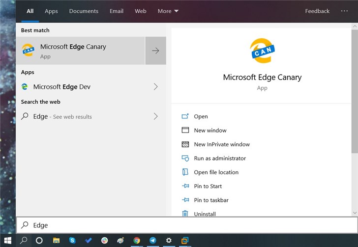 微軟推送Windows 10新預覽18362.266，安裝Chromium版Edge會隱藏舊版Edge