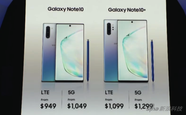 三星Note10和Note10+上手：關于它的所有細節