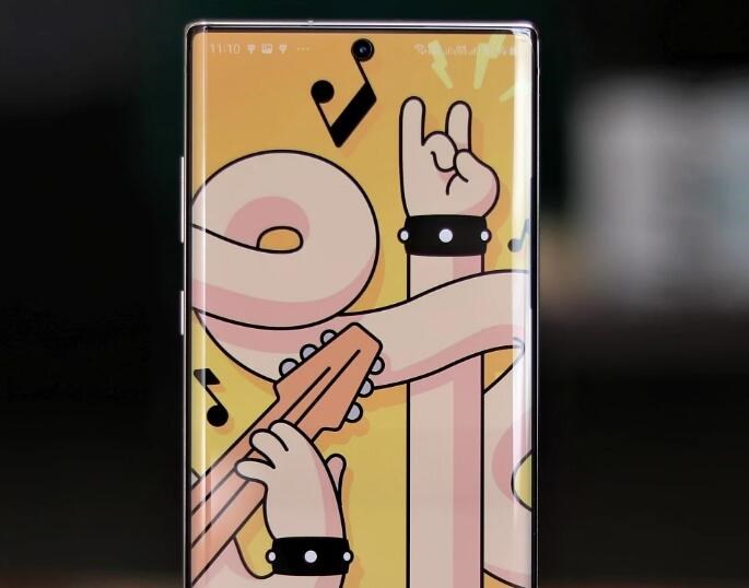 三星Note 10創意壁紙上架Galaxy商店：完美隱藏屏幕挖孔