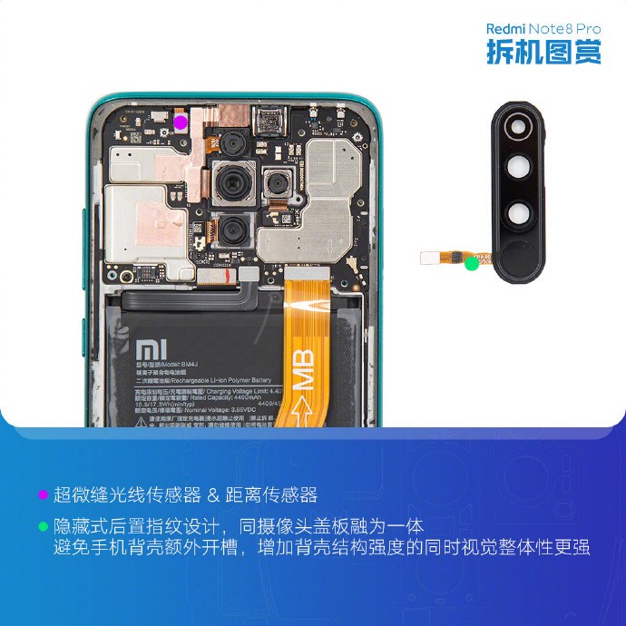 紅米官方發布Redmi Note 8 Pro手機拆機圖賞