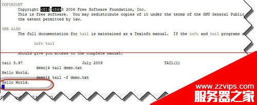 linux 系統(tǒng)怎么用命令行動(dòng)態(tài)顯示文件內(nèi)容？