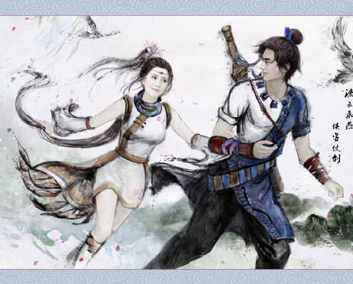 夢(mèng)幻西游代言人林更新劉詩詩圖片 夢(mèng)幻西游最新代言人你喜歡誰