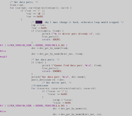 Linux內核實現多路鏡像流量聚合和復制的方法