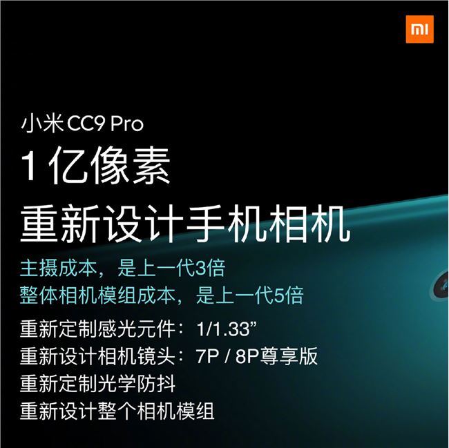 2799 元起！小米 CC9 Pro 正式發布：DXOMark 總分第一