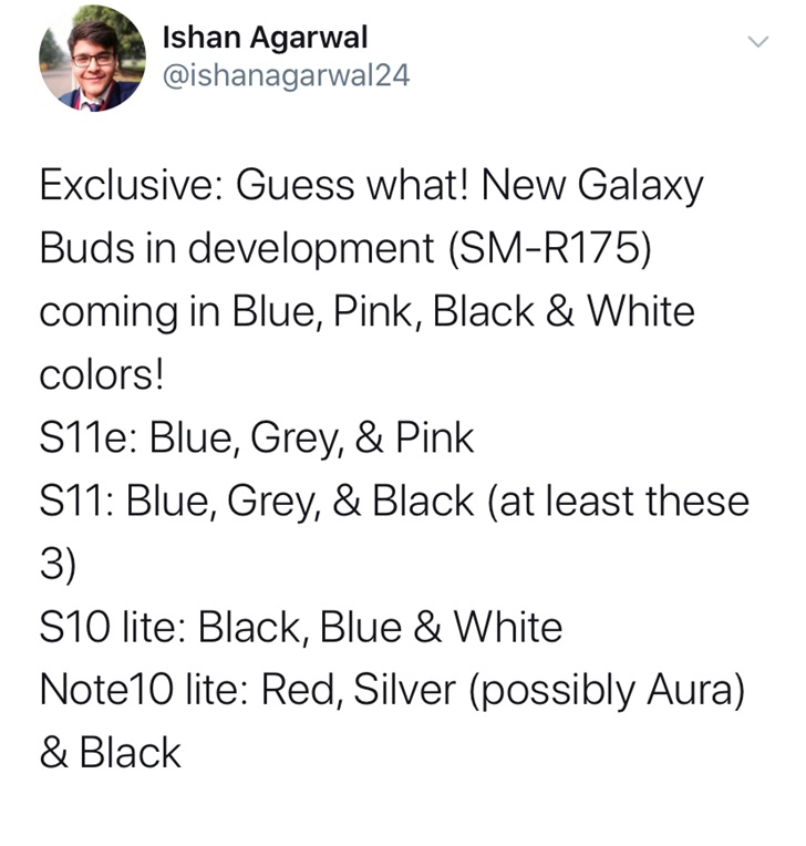 三星Galaxy S11系列更多細節曝光：至少三種機身配色