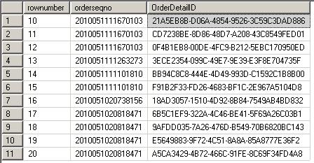 分頁存儲過程（二）在sqlserver中返回更加準確的分頁結果