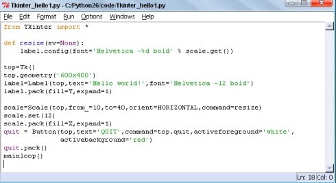 Python Tkinter GUI編程入門(mén)介紹