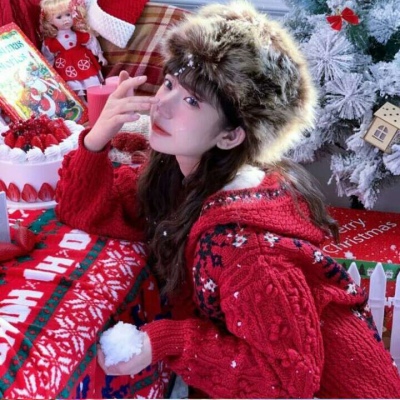 圣誕節(jié)女生頭像大全2019 好看的圣誕節(jié)女頭像真人