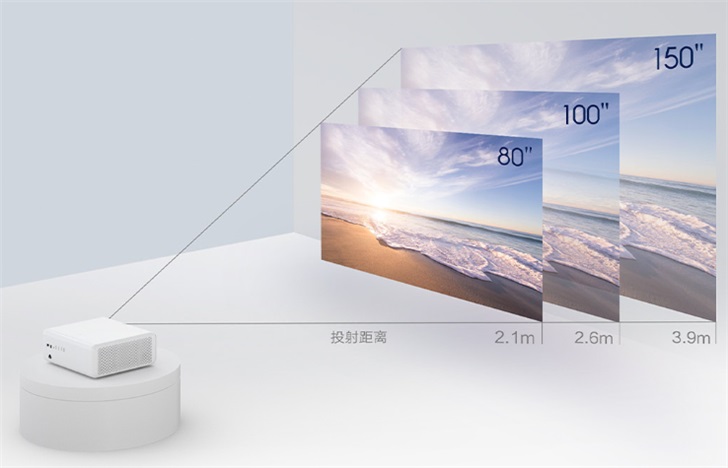 5999元，米家激光投影儀上架：內置小愛同學，150英寸巨幕畫面