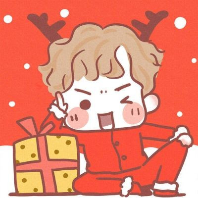 圣誕節二次元情侶頭像一對 2019年qq圣誕節情侶頭像秀恩愛