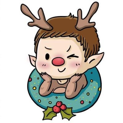 圣誕節二次元情侶頭像一對 2019年qq圣誕節情侶頭像秀恩愛
