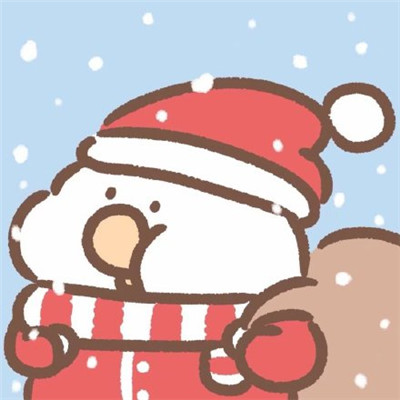 圣誕節二次元情侶頭像一對 2019年qq圣誕節情侶頭像秀恩愛