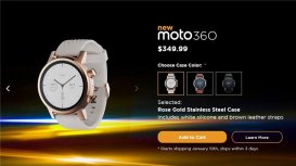 新款Moto 360智能手表開啟預定，約合人民幣2460元