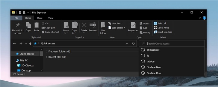 Windows 10文件資源管理器搜索框一團糟，微軟仍在修復(fù)Bug