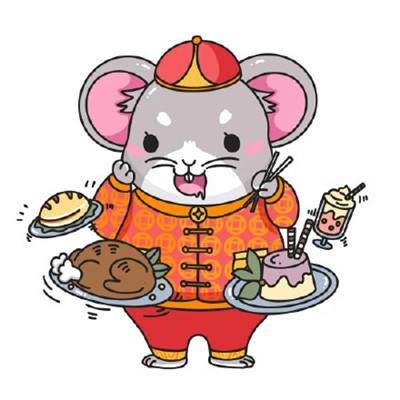 鼠年Q版頭像卡通可愛 2020鼠年微信頭像合集