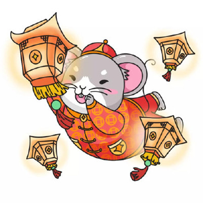 鼠年Q版頭像卡通可愛 2020鼠年微信頭像合集