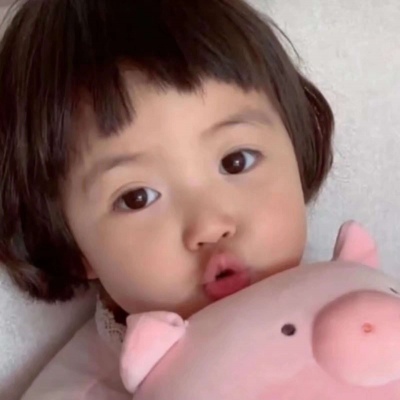網紅萌娃頭像可愛女生2020 浮生萬物里我只喜歡你