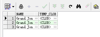 Oracle的CLOB大數據字段類型操作方法