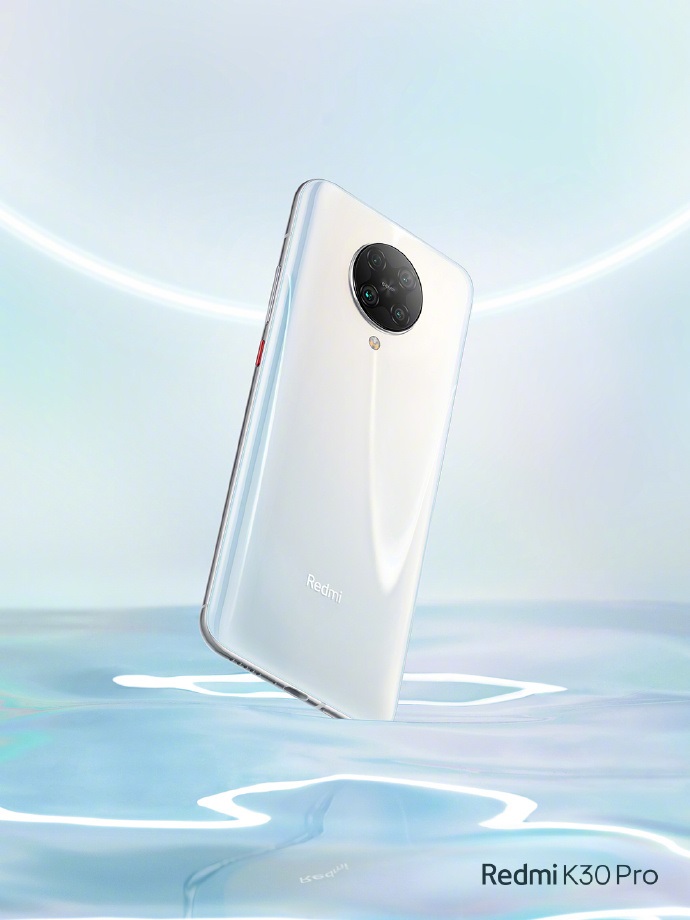 Redmi K30 Pro白色版官方渲染圖公布：江天一色無纖塵