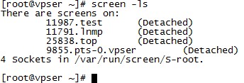SSH遠(yuǎn)程會話管理工具 screen使用教程