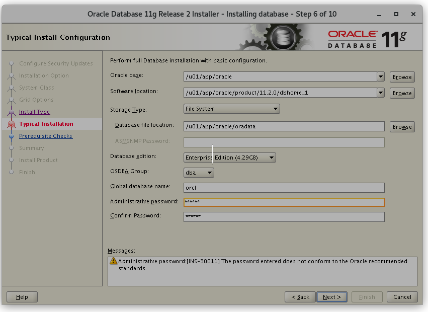 解決Oracle圖形化安裝過程中出現的豎線問題