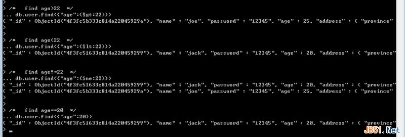 MongoDB入門教程之細說MongoDB數據庫的增刪查改操作