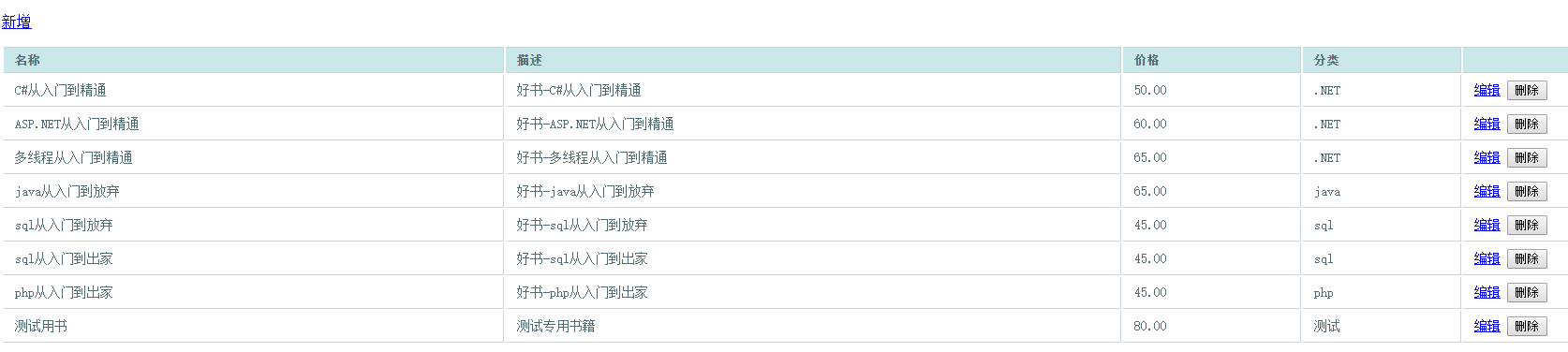 一步步打造簡單的MVC電商網站BooksStore（4）