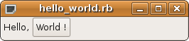 借助RubyGnome2庫進行GTK下的Ruby GUI編程的基本方法