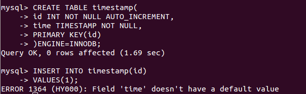 MySQL 5.6 中 TIMESTAMP 的變化分析