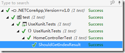 ASP.NET Core中使用xUnit進行單元測試
