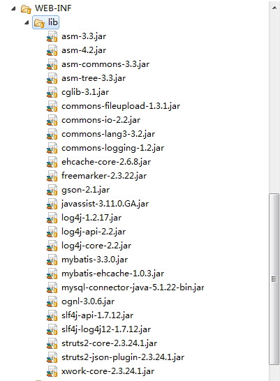 mybatis3.3+struts2.3.24+mysql5.1.22開發環境搭建圖文教程