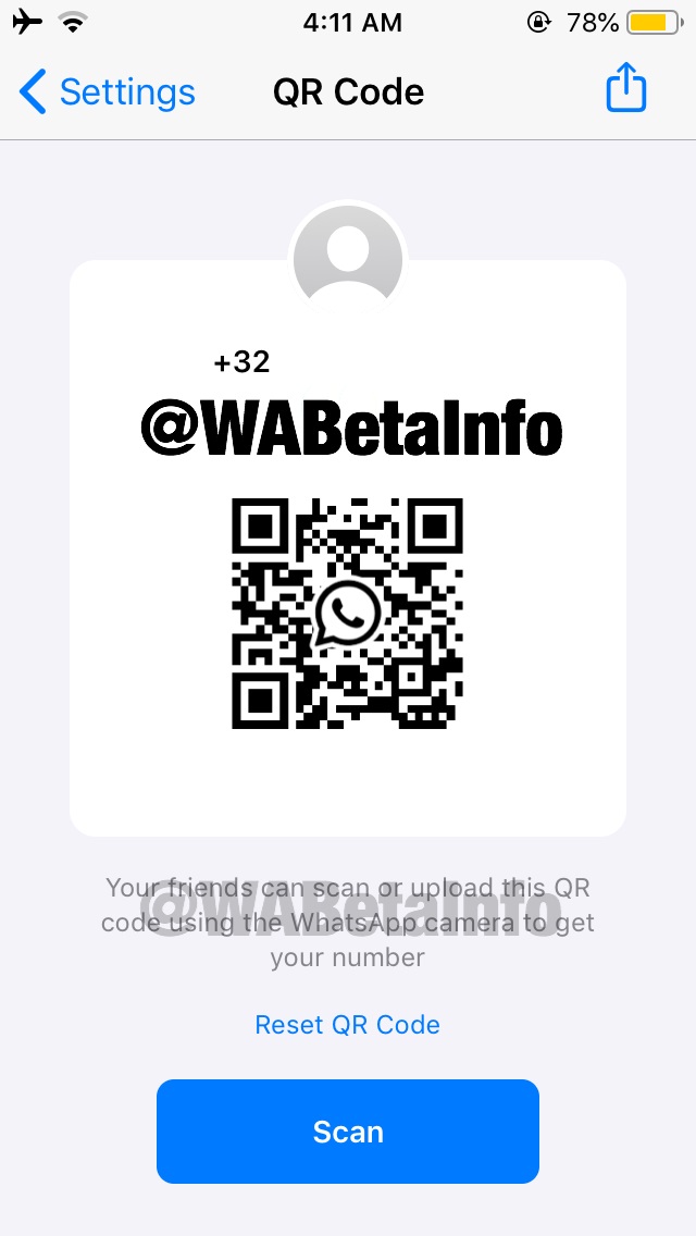 WhatsApp 終于用上了二維碼
