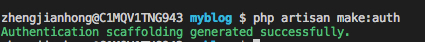 Laravel 框架基于自帶的用戶系統(tǒng)實(shí)現(xiàn)登錄注冊(cè)及錯(cuò)誤處理功能分析