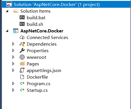 ASP.NET Core 2.1 使用Docker運行的方法步驟