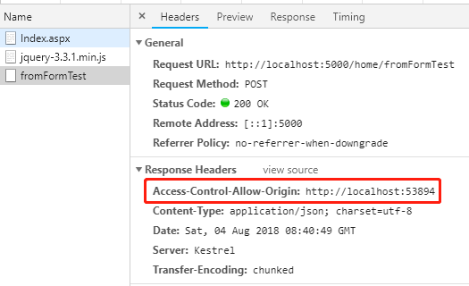 .NET Core API CORS的實現