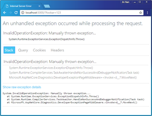 ASP.NET Core應用錯誤處理之三種呈現錯誤頁面的方式