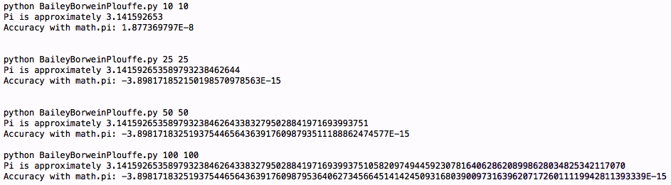 由Python運算π的值深入Python中科學計算的實現