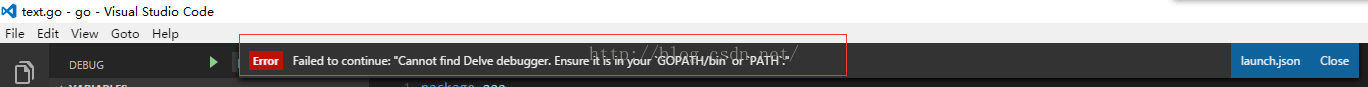 VSCode1.4 搭建Golang的開發調試環境(遇到很多問題)