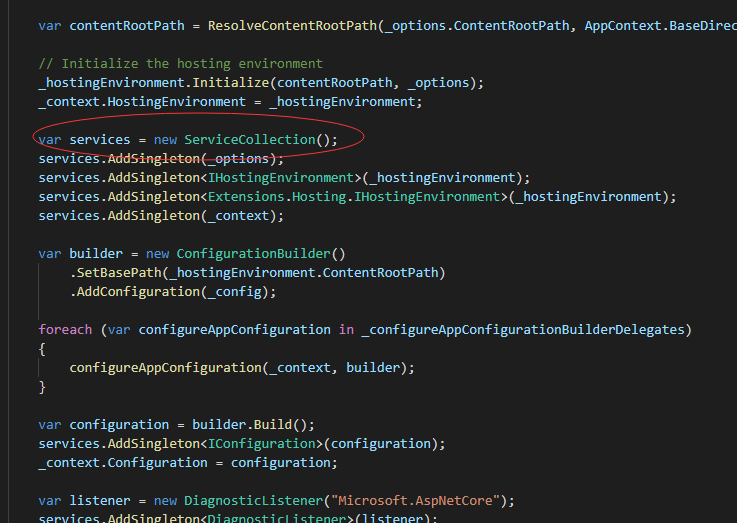 .NET Core源碼解析配置文件及依賴注入