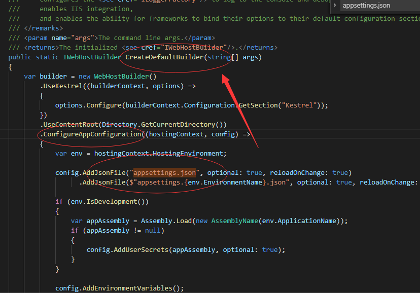 .NET Core源碼解析配置文件及依賴注入