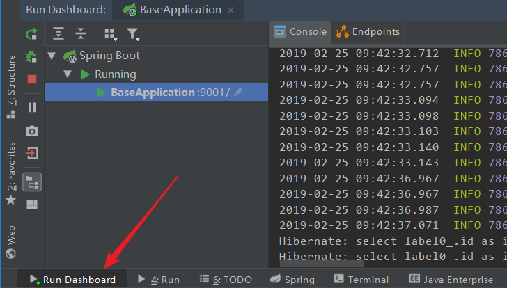 IDEA開啟Run Dashboard的配置詳解