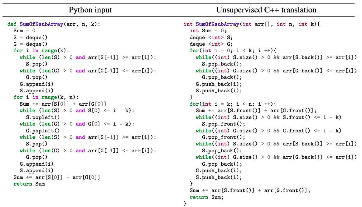 Facebook 發布神經編譯器 TransCoder AI：可在 Java、Python、C++ 之間轉換代碼