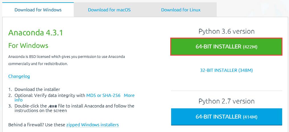 Win10下用Anaconda安裝TensorFlow(圖文教程)