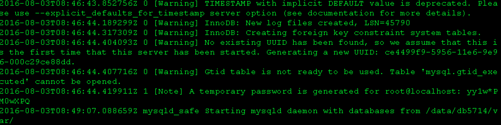 Centos6.5編譯安裝mysql 5.7.14詳細教程