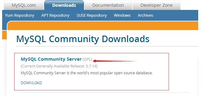mysql 5.7.14 下載安裝配置方法圖文教程