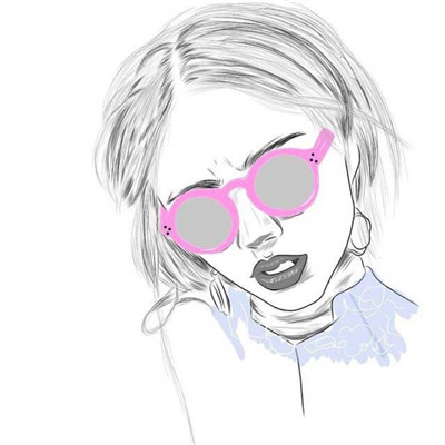 素描簡單黑白線條女生頭像2020 熬夜的癮和遙遠(yuǎn)的你